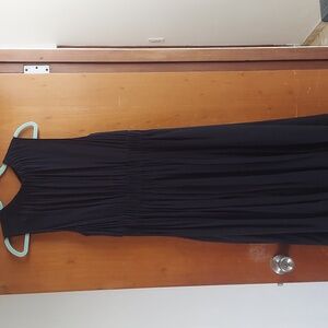 Kate Spade Viscose Chiffon Pleated Little Black Dress 12